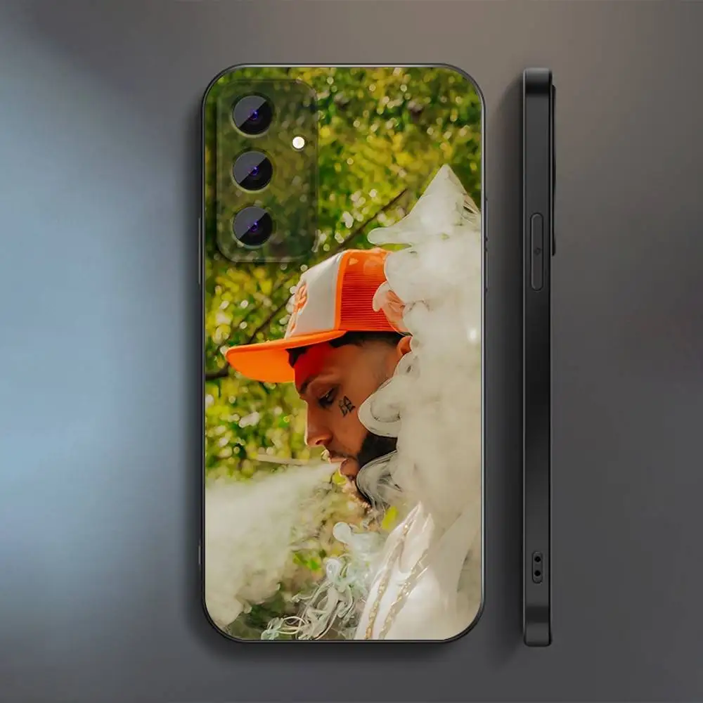 حافظة هاتف Jc Reyes JC REYES Tour 2025 لهاتف سامسونج S 25,24,23,22,30,21,10,9,Ultra,Plus,Lite,FE,4,5G حافظة سوداء ناعمة