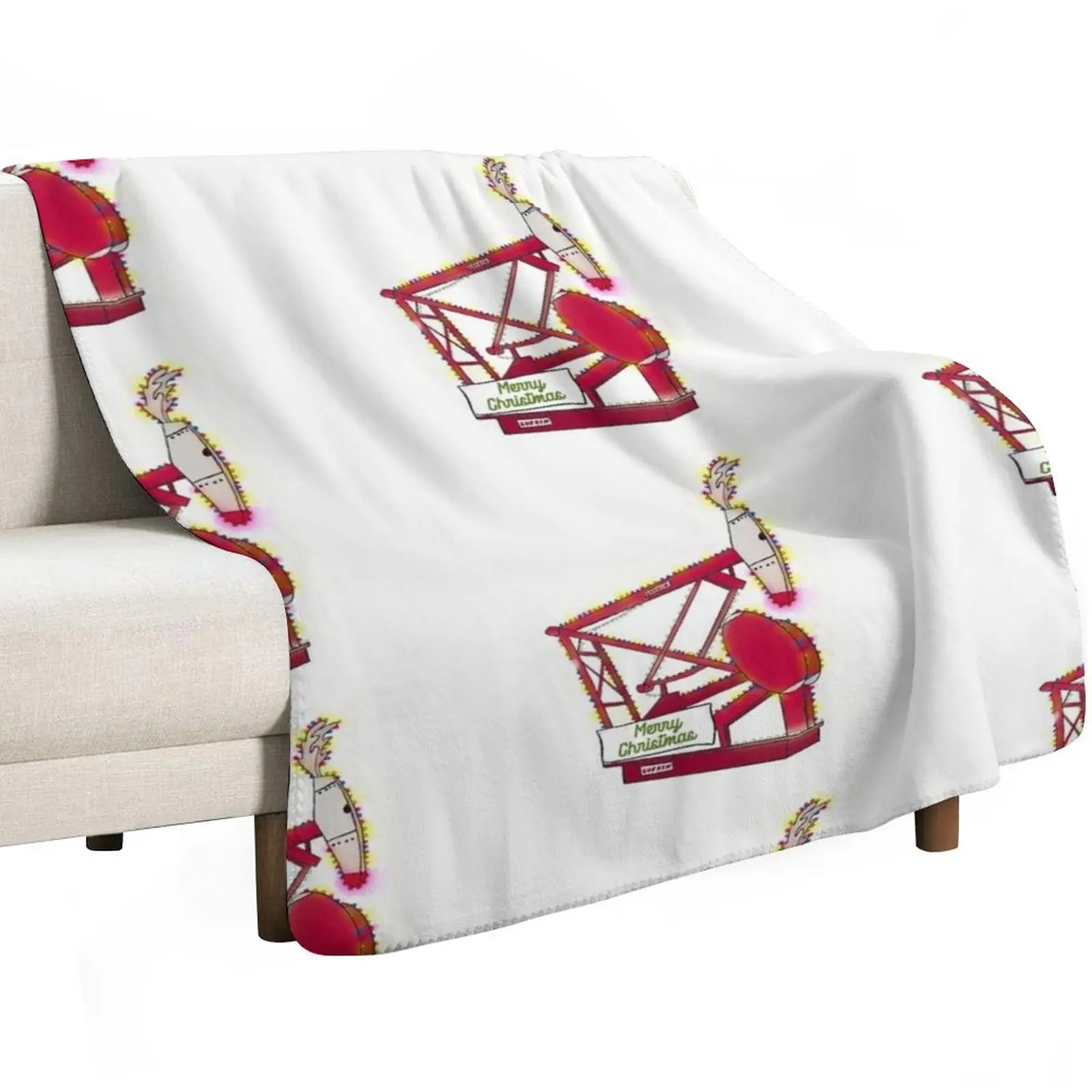 Lufkin Rudolph Oil Pumping Unit Throw Blanket halloween Quilt Thins sofa bed Giant Sofa Shaggy Blankets