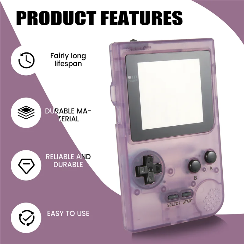 

DIY Shell Replacement For Gameboy Pocket Game Console For GBP Shell Case With Buttons Kit Class Lens