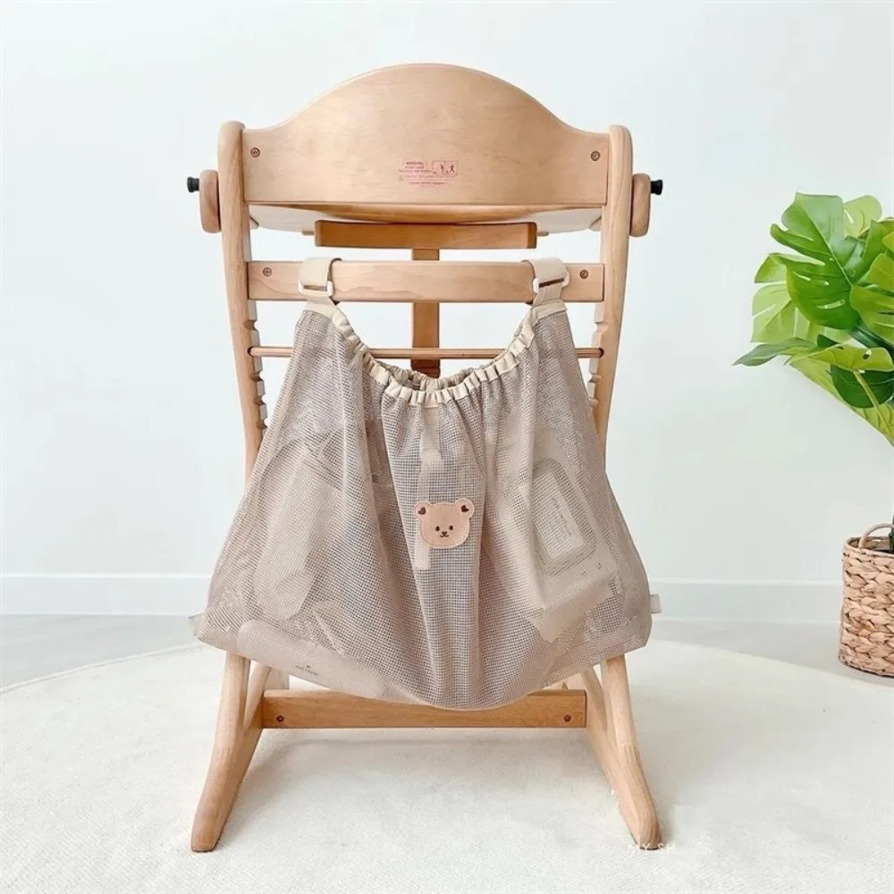 

Multifunction Baby Stroller Storage Bag Large-capacity Cartoon Animals Baby Pram Hanging Bag Squirrel Bear Rabbit Mesh Mommy Bag