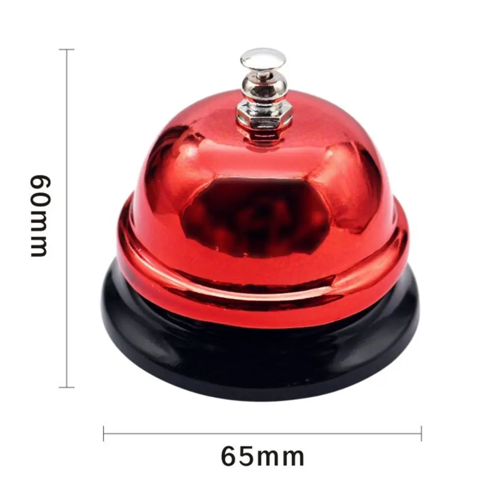 1PC Call Bell Desk Kitchen Hotel Counter Reception Festival Bells Small Dining Bell Table Summoning Bell Party Supplies