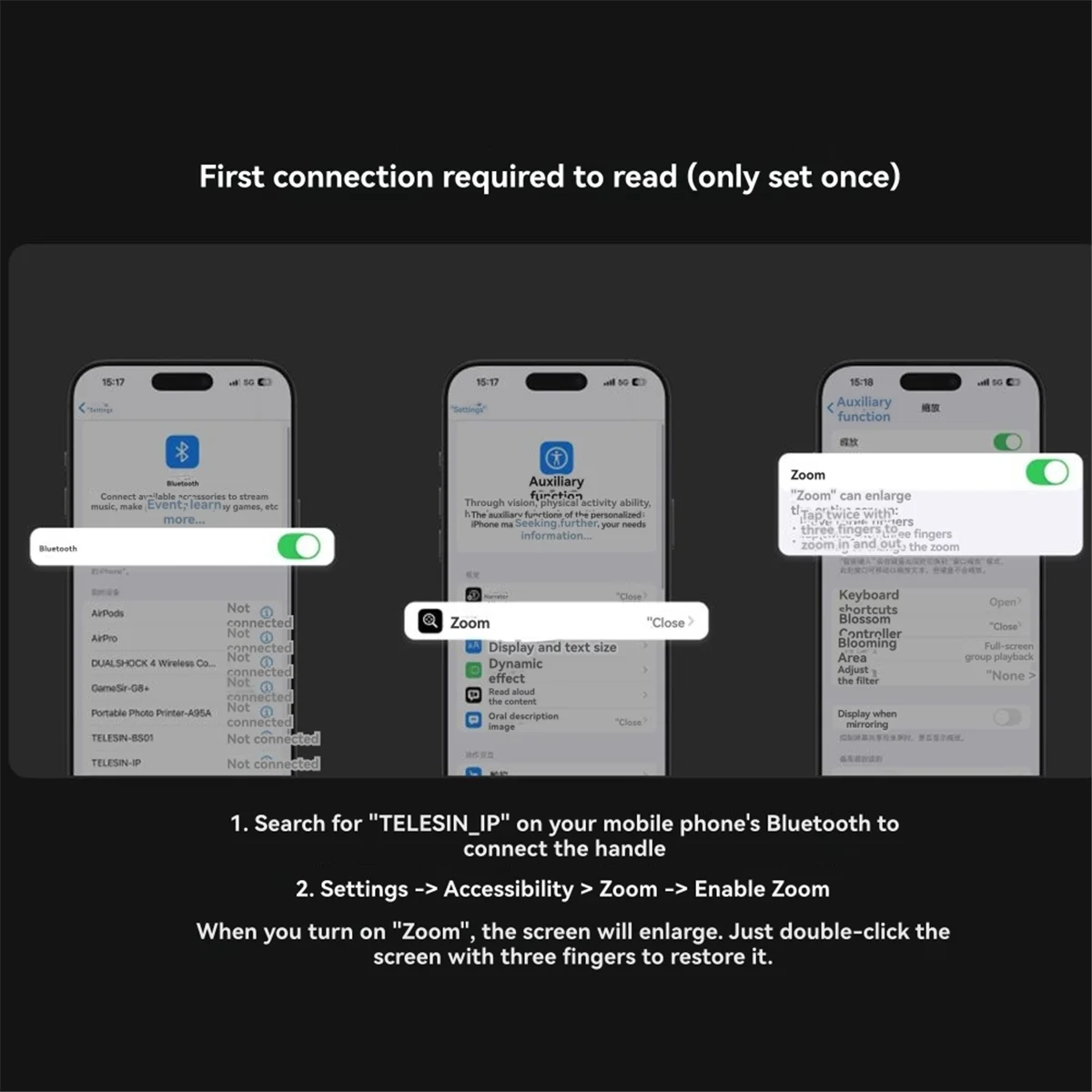 قبضة سيلفي بلوتوث لمحول كاميرا بمقبض 17 Pro للتصوير الفوتوغرافي المحسن #5