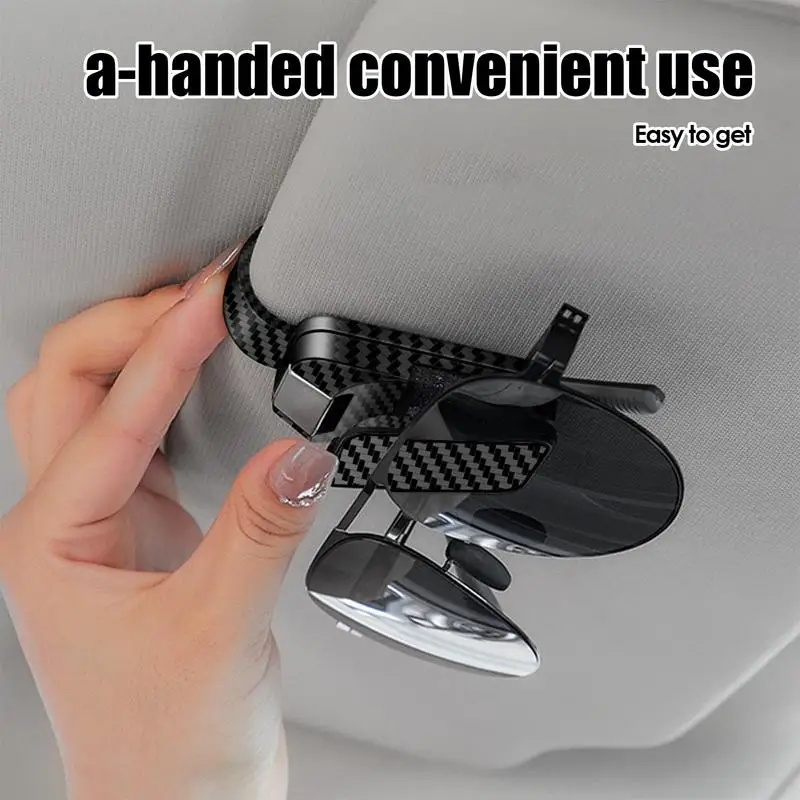 

Sunglass Holder For Car Visor Clip Multi-functional Stylish Car Sunglass Holder Stable Non-slip Automobile Accessories Organizer