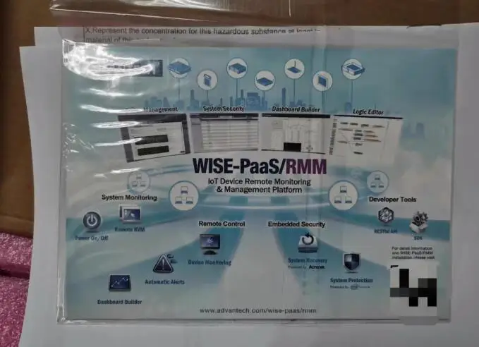 MIO-5250 REV.A1 Nova placa-mãe original IPC 3,5 "integrada industrial MIO-5250D placa-mãe sem ventilador com D2700 2LAN