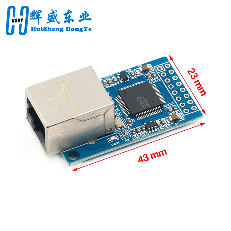 CH9121 Network Module UART Serial port to Ethernet module serial server network module TCP/IP 51/STM32 3.3V 5V