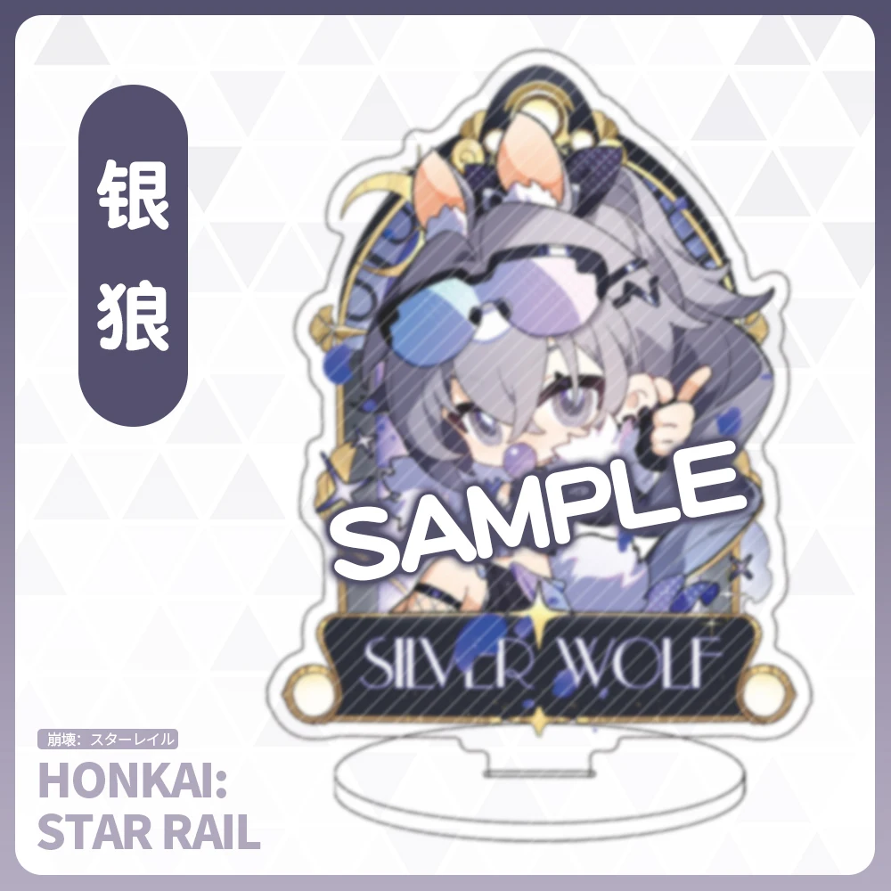 2024 Anime Honkai: Star Rail Dr. Ratio Imbibitor Xueyi March 7th Sampo Sushang Acrylic Stand Figure Model Plate Desk Decor Gift