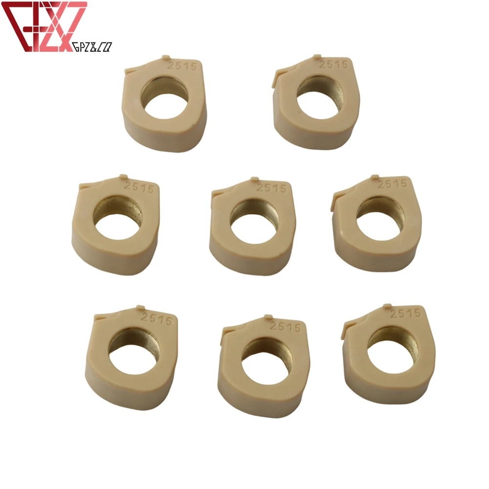 8pc Scooter Racing Variator Roller Weights 20gram 25x15mm For Yamaha Yp X-Max Majesty 400cc ABS T Max 500 530 4T