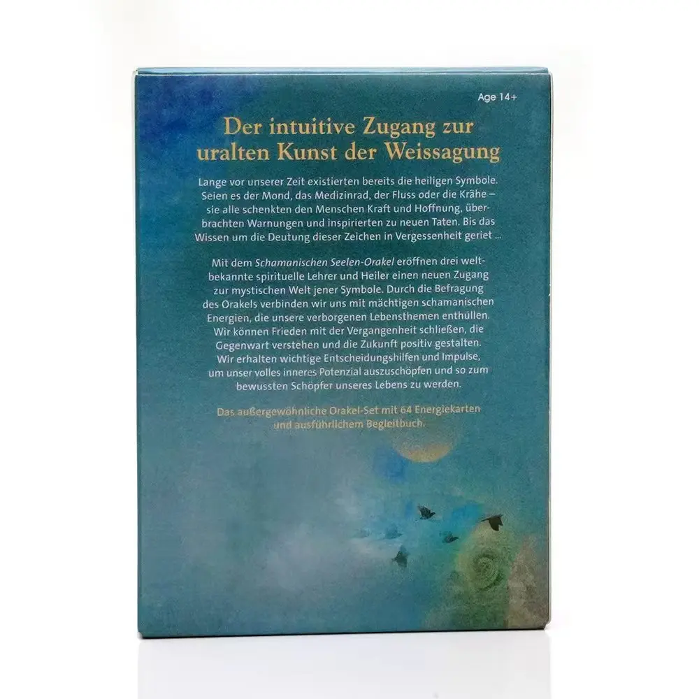    2025年ニュージャーマン版ダス・シャマニシュ・セーレン・オラクル・タロット・プロフェシー・ディバニオン・コミック・タロットカード・ファミリーパーティー・ボードゲーム