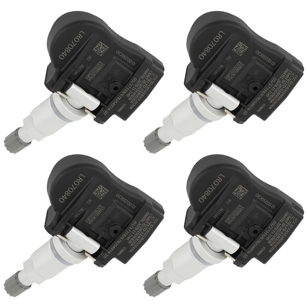 

4Pcs Tire Pressure Monitoring Sensors Fit For Land Rover Defender Discovery Freelander LR2 LR3 LR4 Range GX631A159AA LR070840