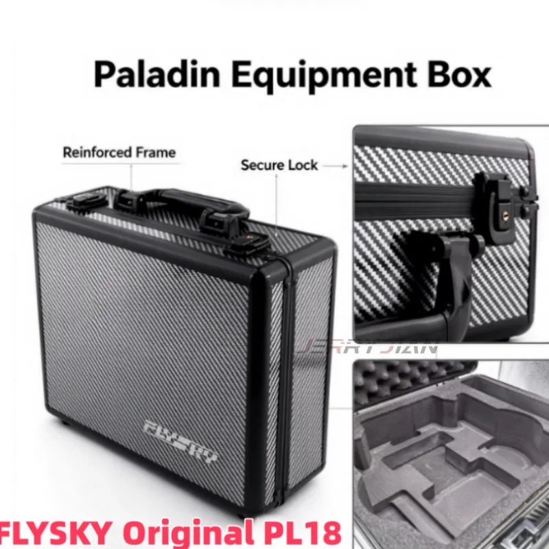 FLYSKY Original PL18 Remote Control Special Aluminum Alloy Box Paladin Equipment Box Remote Control Carrying Case