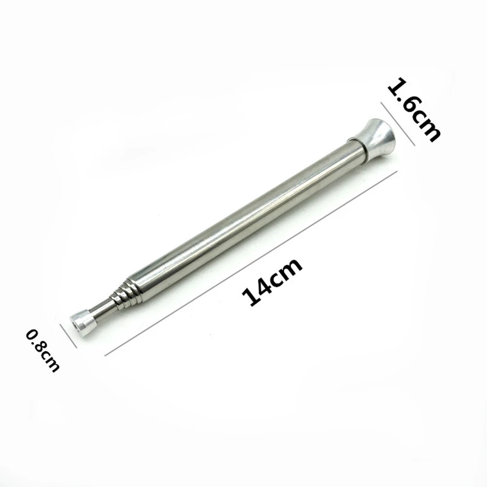 Fire Blower Stainless Steel 6 Section Telescopic Fire Blow Tube Pipe for Travelling Equipment Outdoor Camping Blowpipe