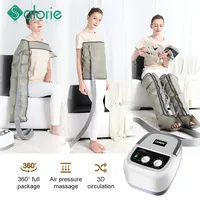 Leg Massager Air Compression Massage Electric Arm Waist Foot Thighs Calves Massage Circulation Pressure 6 Airbag Loop Kneading