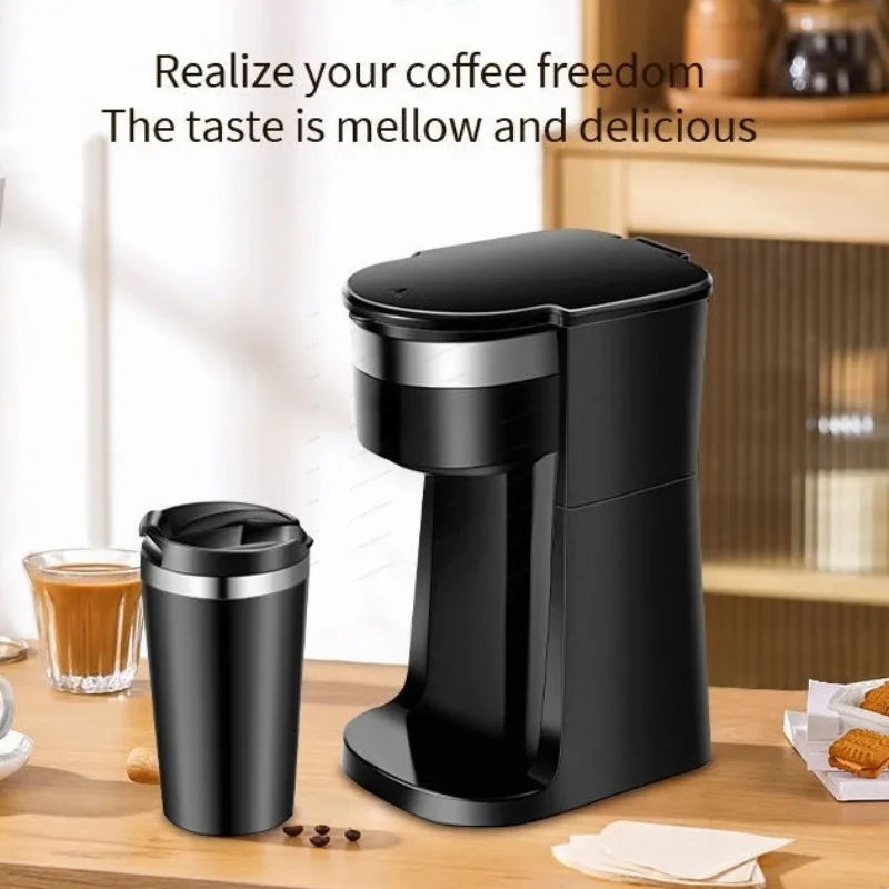 Home Office Hotel Dormitory Coffee Maker with Cup for Brewing Coffee and Tea