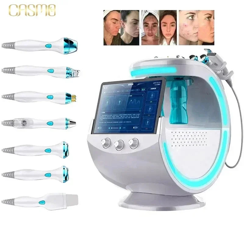 7 in 1 Hydro facial machine Professional Ultrasonic Skin Rejuvenation Dermabrasion Hyperbaric Oxygen Facial Machine Deep