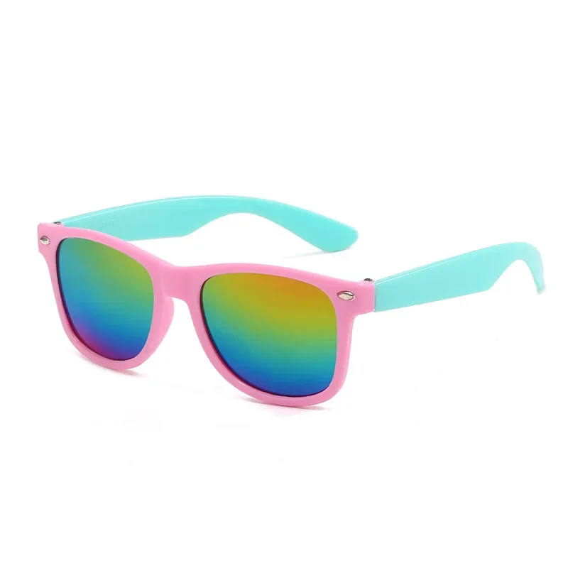 Gafas de sol no polarizadas para niños y niños, gafas de sol flexibles para exteriores, protección ocular para niñas, gafas UV400 de moda