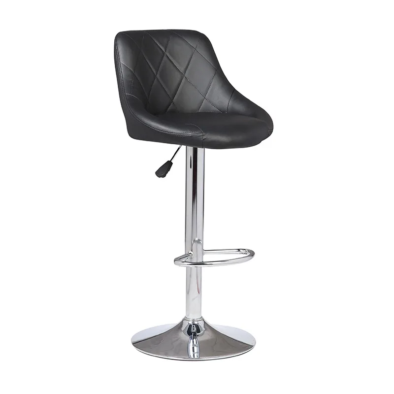 Moderner, einfacher, luxuriöser Barhocker für Zuhause, hoher Liftstuhl, drehbare Rückenlehne, Eisenmaterial für Outdoor-Küchenhersteller im Großhandel
