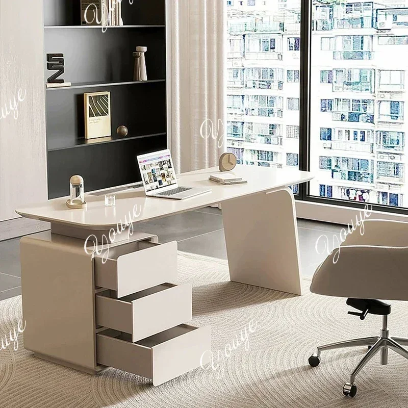 

N49 J Bedroom Gaming Office Desk Drawer Organizer Large Home Study Office Desk Computer Corner Writing Escritorio Oficina Furnit