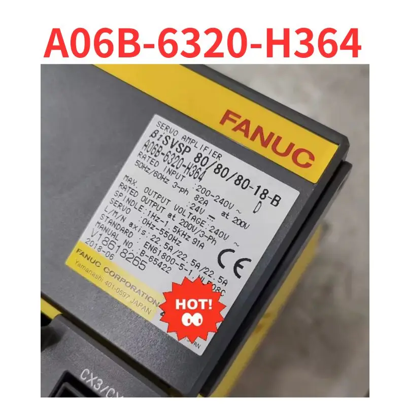 Second-hand    A06B-6320-H364    Drive    test  OK     Fast Shipping