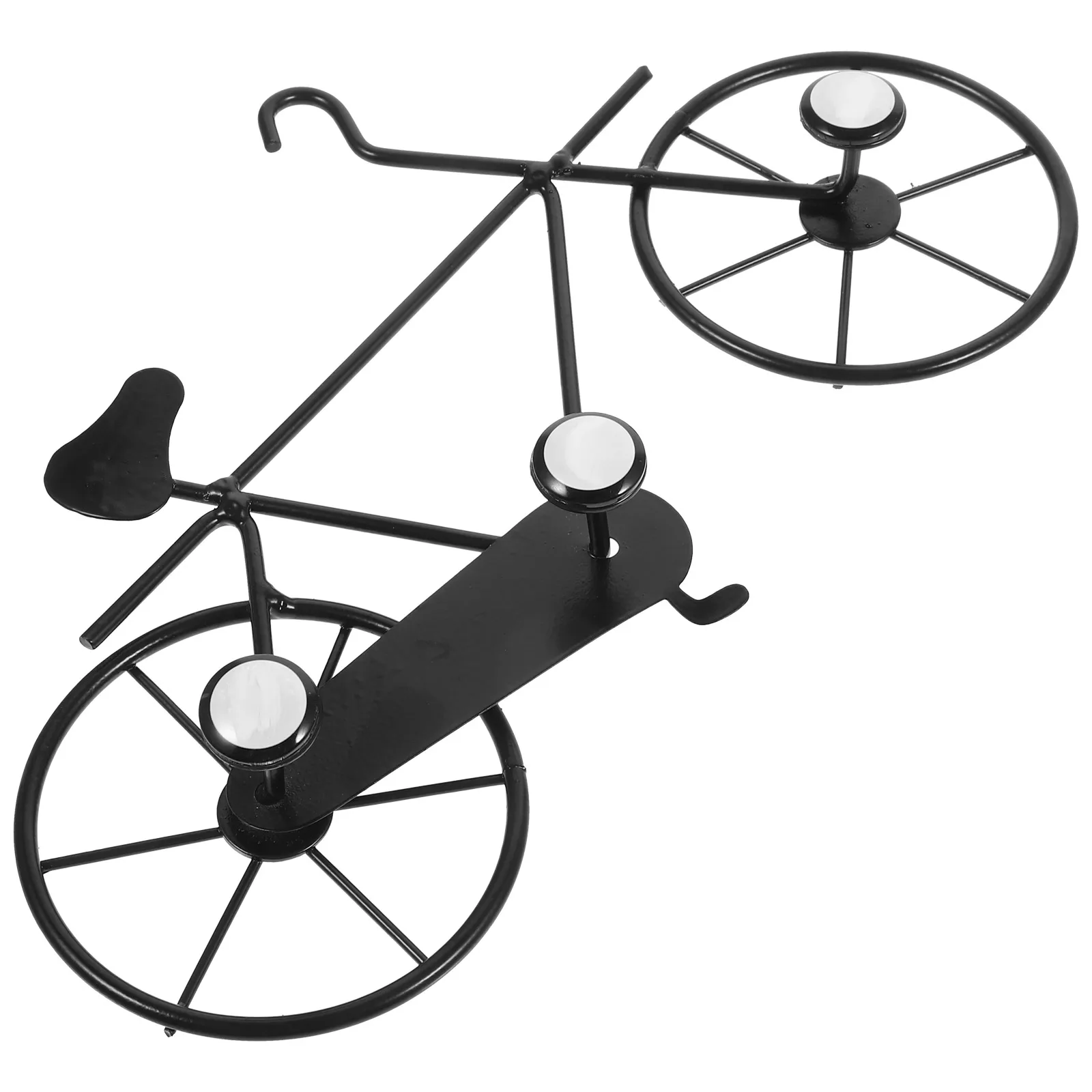 

Bike Shaped Hooks Iron Wall Mount Black Home Decor Key Hat Rack Bathroom Kitchen Organization