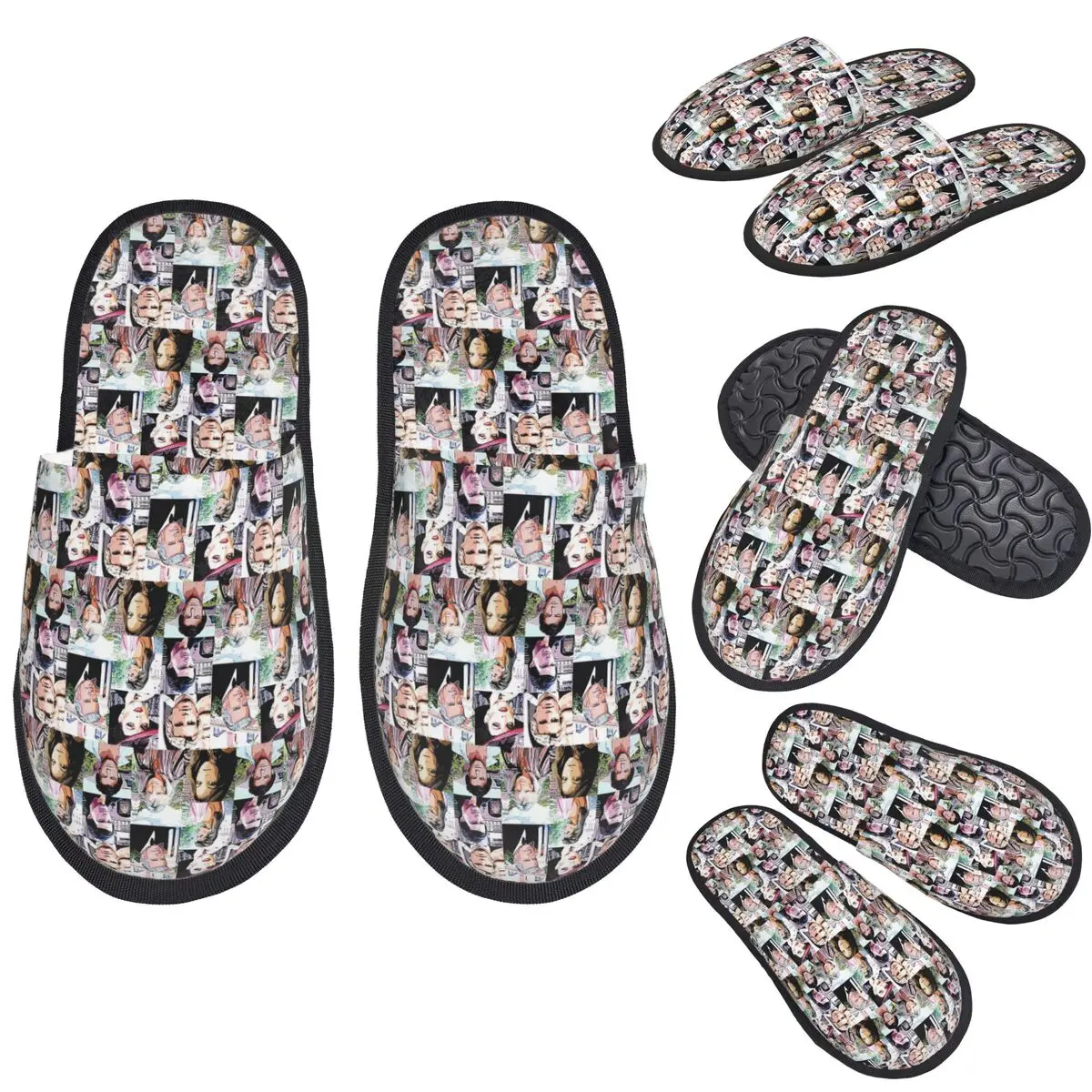 

Custom Dynasty - The Carringtons Slippers Memory Foam Warm Soft Women House Slipper Indoor Fluffy Shoes