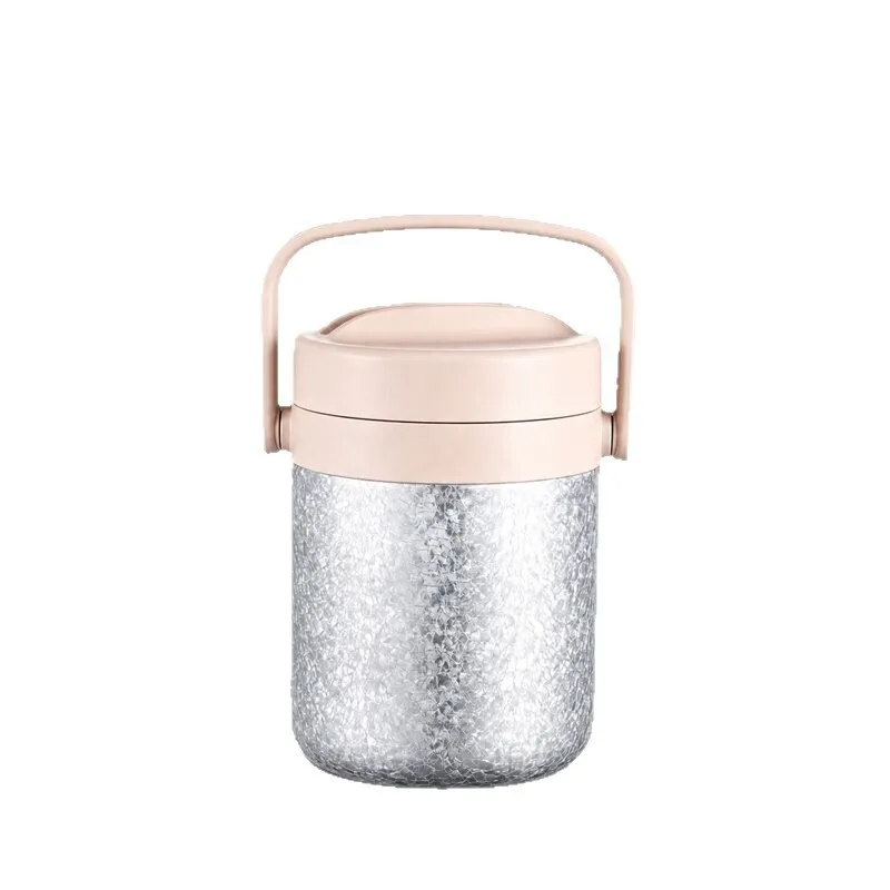 Pure titanium insulated lunch box, insulated carrying bucket, 12-hour ultra-long insulation, office worker lunch box