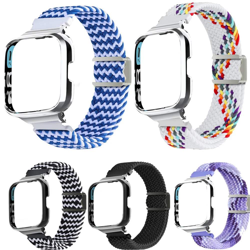 Armband Voor Xiaomi Redmi Horloge 4/3 Actieve Band Redmi Horloge 2 Lite Armband Mi Horloge Lite Magnetische Nylon Polsband