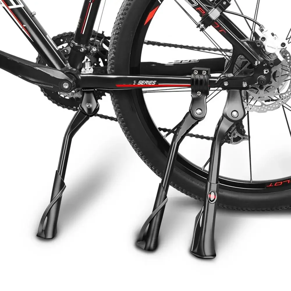 

Adjustable Bicycle Kickstand Non-Slip Bicycle Parts Bike Parking Stand Aluminum Alloy Universal Single Side Stand