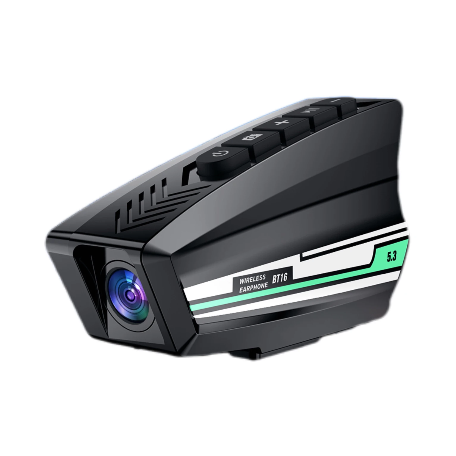 

Мотоциклетный видеорегистратор с сигнальной лампой BT16, наушники для шлема, 1080P