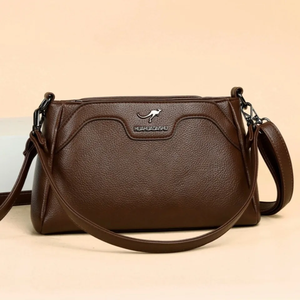

Luxury Shoulder Sac Solid Color Crossbody Bags for Women Top Quality PU Leather Women Messenger Bag Casual Female Purse Handbags