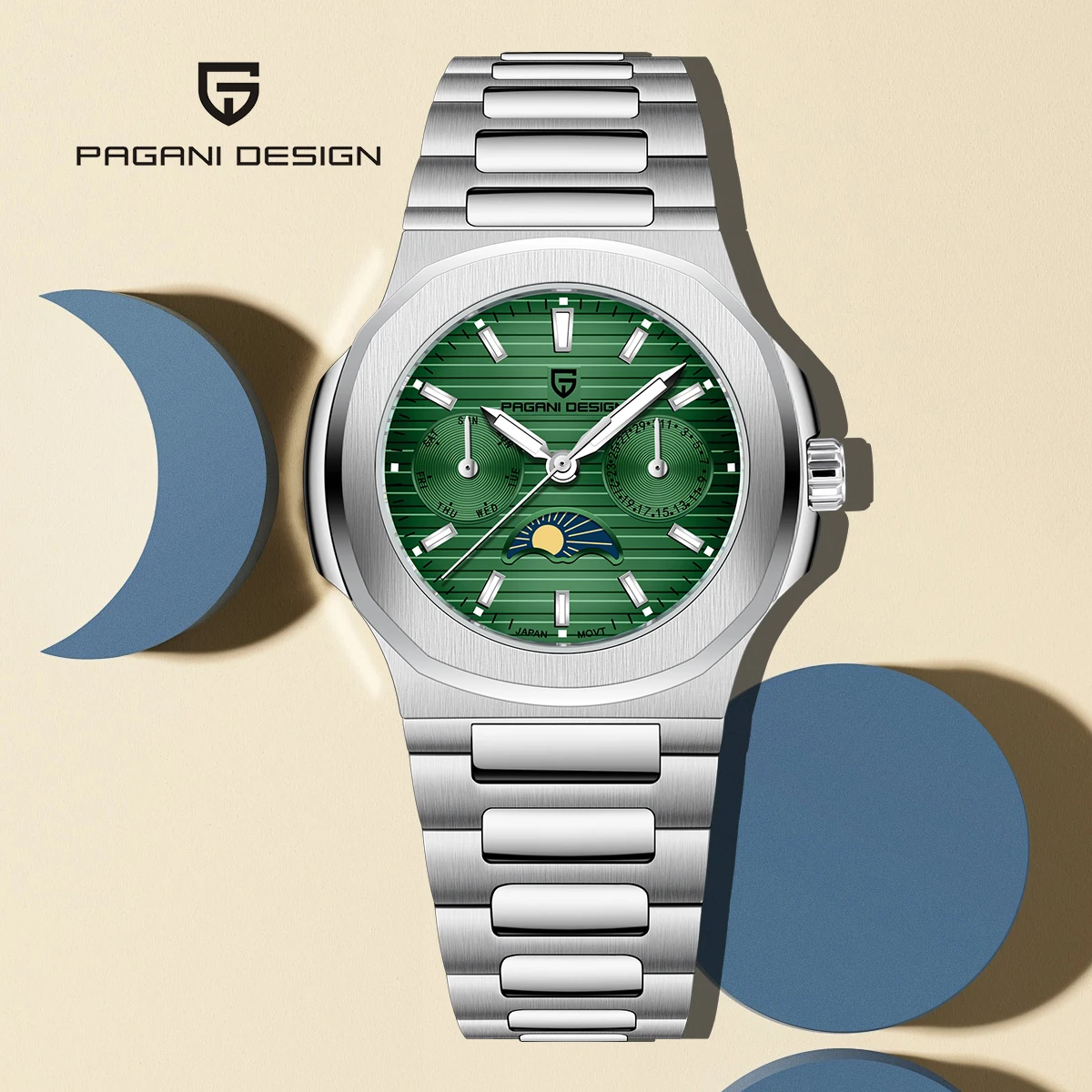 

PAGANI DESIGN 2026 New Men's Watches Quartz Watch For Men Automatic Date Week Wrist watch Men Multifunctional Sport Chronograph