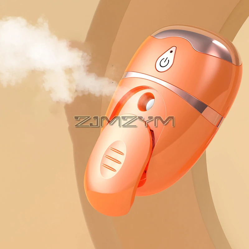 Mini vaporizador Facial portátil, masajeador de calor, recargable, práctico, cuidado de la piel, hidratante Facial