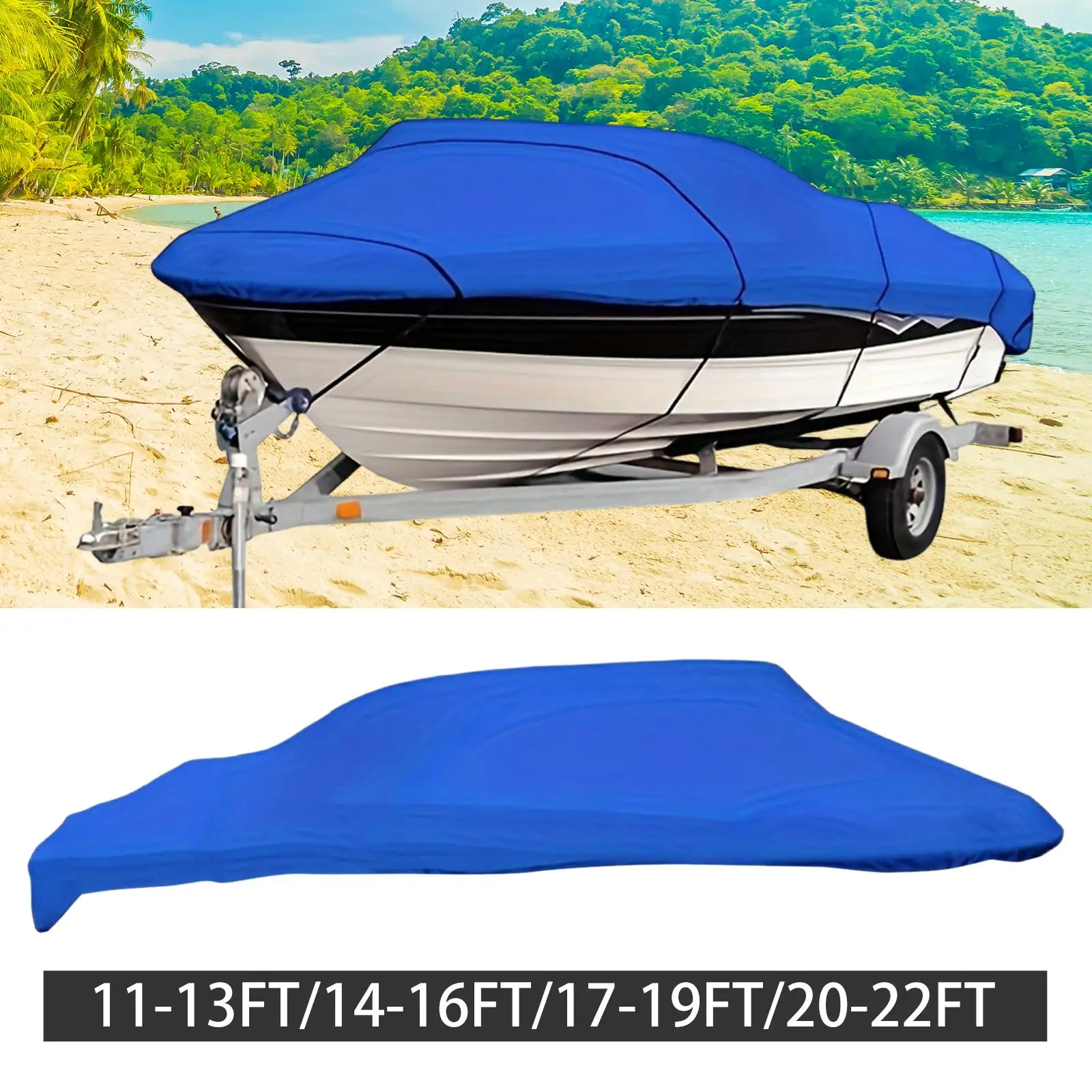 Yacht Protection Cover Durable Oxford Cloth Waterproof Windproof for Sailing Boat Accessories Marine Use