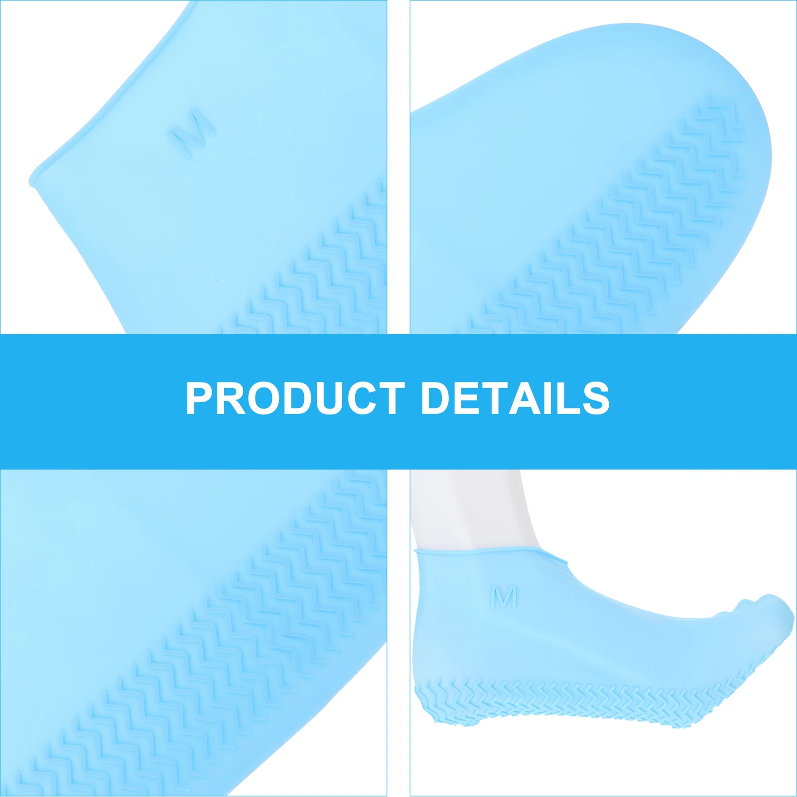 

Waterproof Shoe Cover Rainproof Covers Outdoor Protectors Reusable Indoor Woman