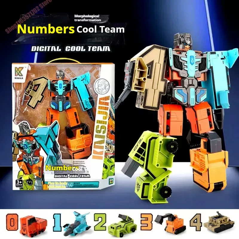 

Toy children's large digital deformation robot number 0-9 can be assembled into a set of puzzle boy toys