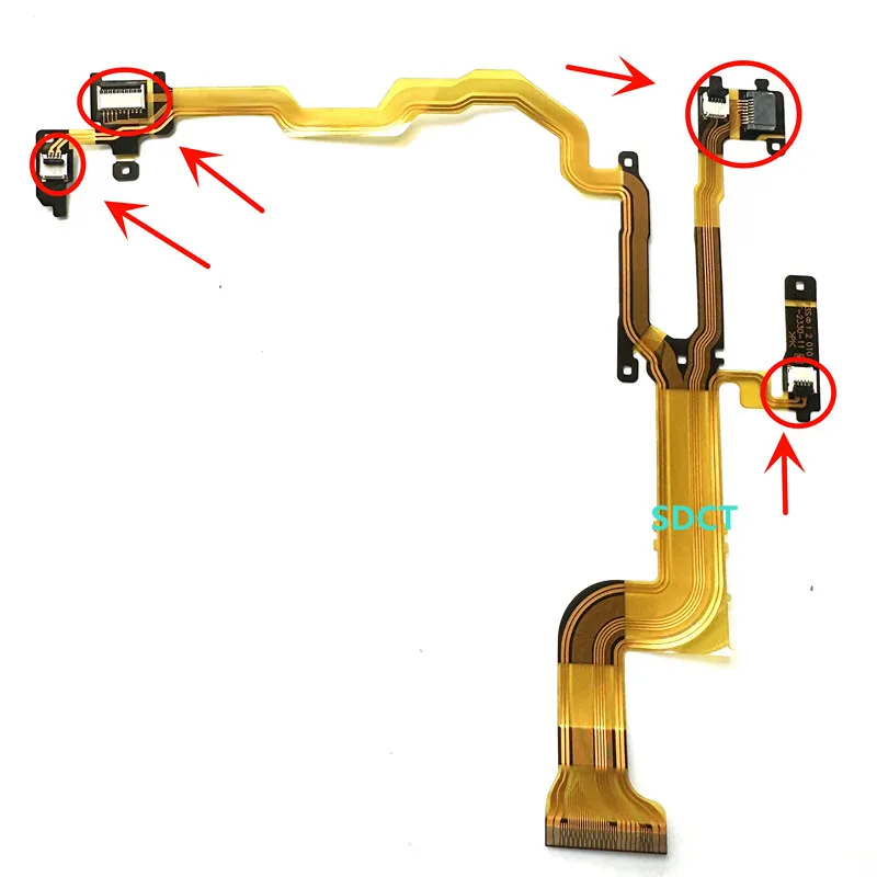 New Lens Focus Sensor Flex Cable For SONY FE 24-70 mm F2.8 GM II Repair Part With Socket With Sensor