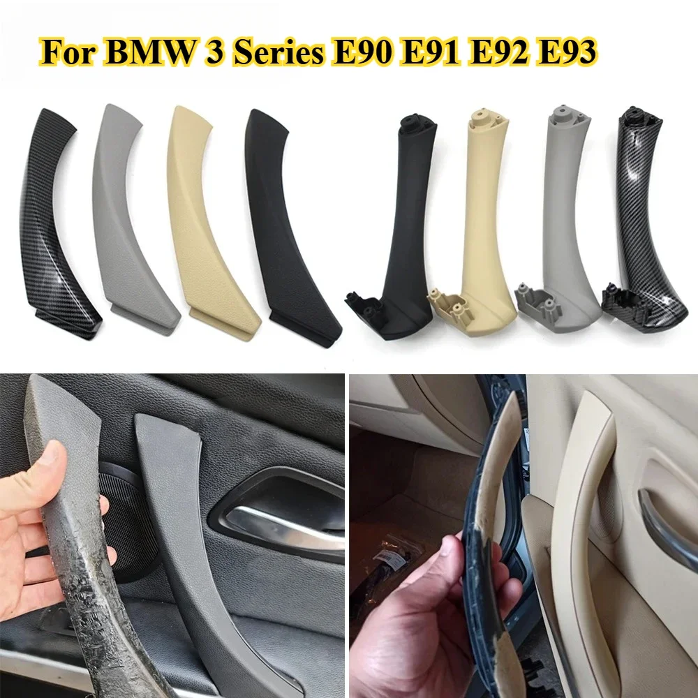 

LHD RHD 3 Pcs Interior Door Pull Handle Cover Trim Replacement For BMW 3 Series E90 E91 E92 316 318 320 325 328i 2005-2012