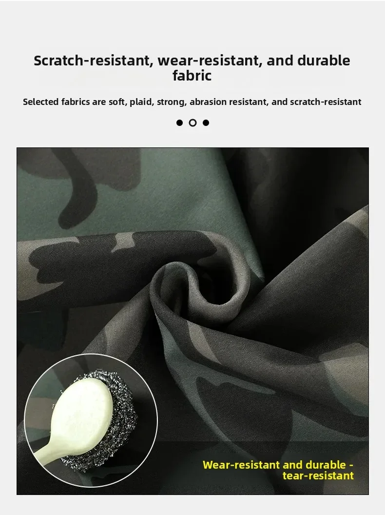 Wasserdichtes Herren-Arbeitskleidungsset mit warmem Faltenfutter für Herbst- und Winter-Outdoor-Radfahren, langlebiges Set für Herren-Winterset – Detail 5