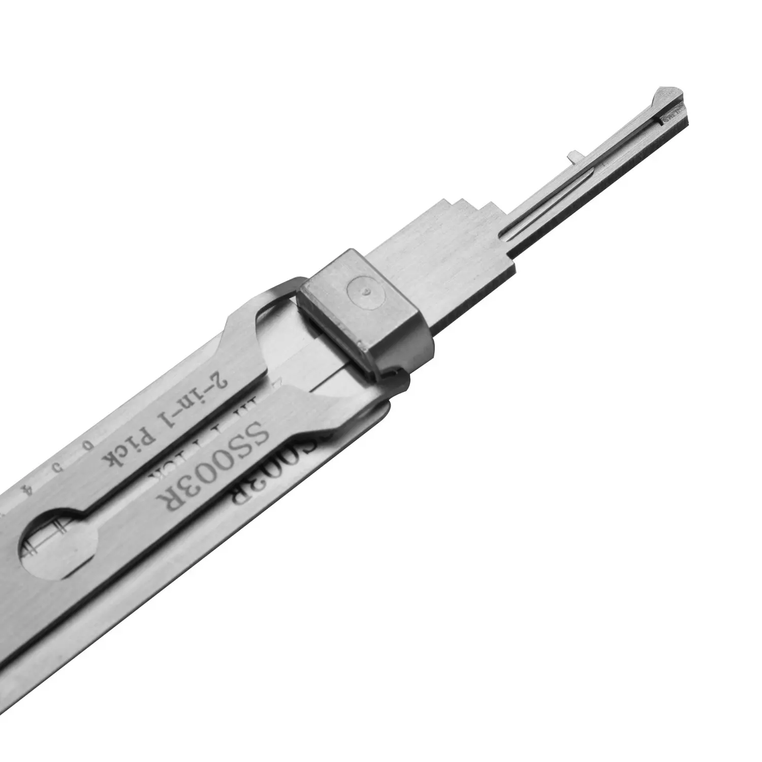 New SS003 Precision Lock Pick Set 2-in-1 Key Hook And Pick-Up Kit for Door Locks Unlocking Engineering Tool