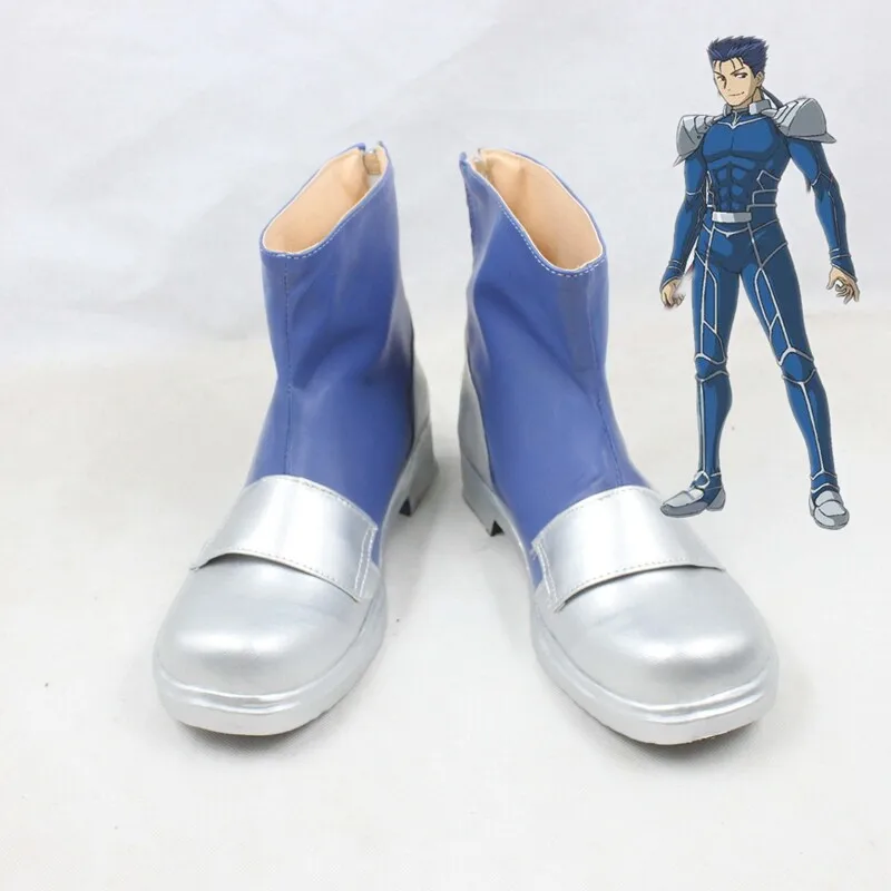 Fate/Extra Stay Night Lancer Chulainn, zapatos de Cosplay, botas, disfraz de fiesta de Carnaval y Halloween para mujeres/hombres