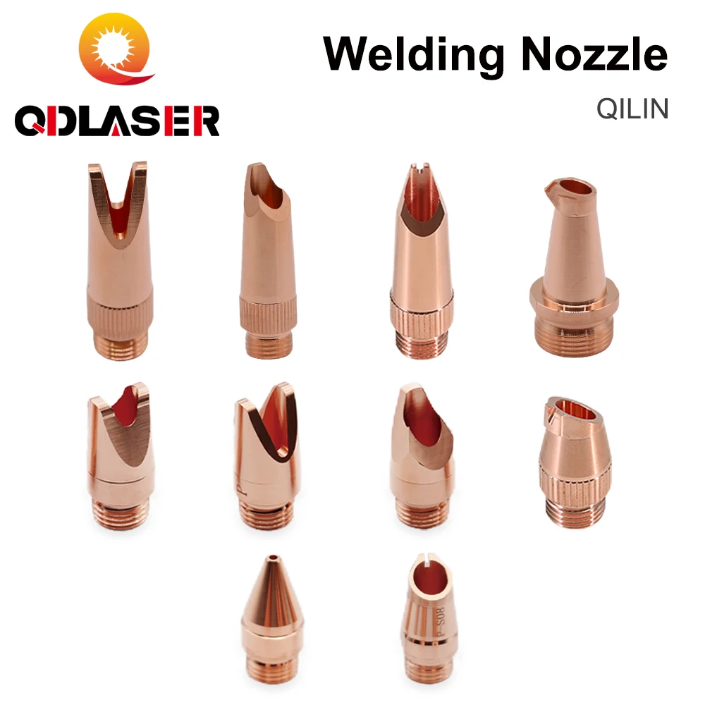 QDLASER QILIN Laser Welding Nozzle M10 Thread Diameter 11.8mm Hand-held Copper Welding Nozzles for QILIN Laser Welding Machine