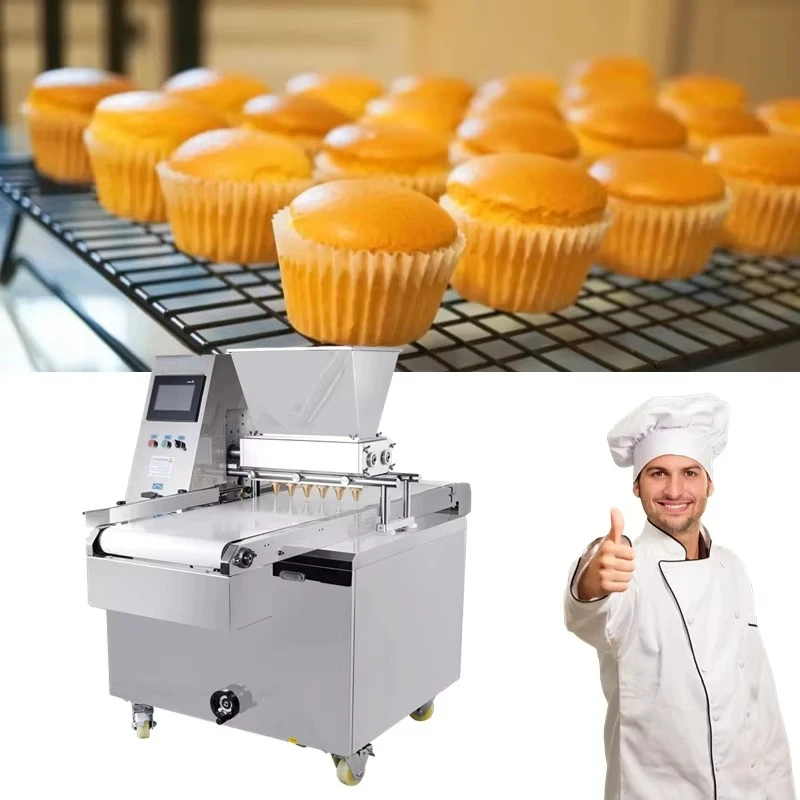 Commercial Fully Automatic Small Cupcake Fill Maker Customized Multi-functional Cup Cake and Cookie Depositor