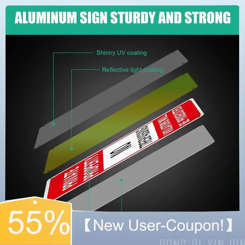 Happy New- Sign Metal Violators Be Prosecuted Sign Bulk Reflective Aluminum Weatherproof Suitable For Indoor Or Outdoor Use A