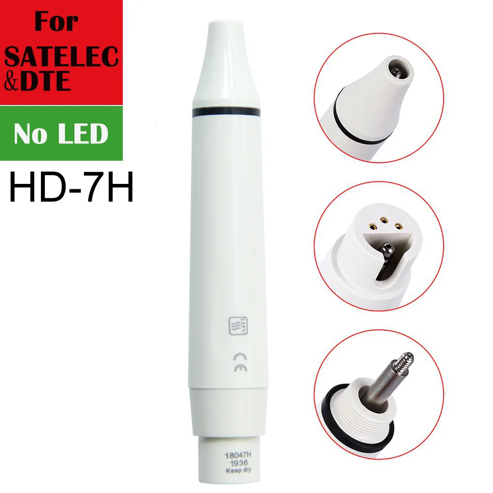 Oling Ultrasonic Piezo Scaler Handpiece HW-3H LED Fit for SATELEC DTE WOODPECKER EMS VRN Dental Ultrasonic Scalers