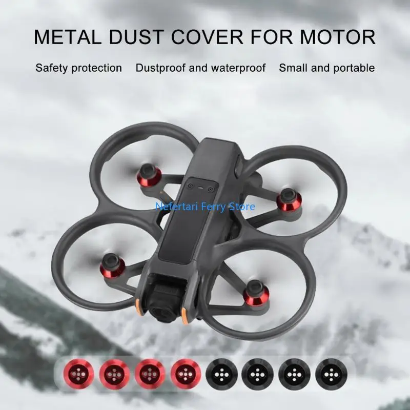 

A9BD Motor Cover for Avata 2 Protective Cover for Avata Dust Cover Motor Cover Fixing Accessories