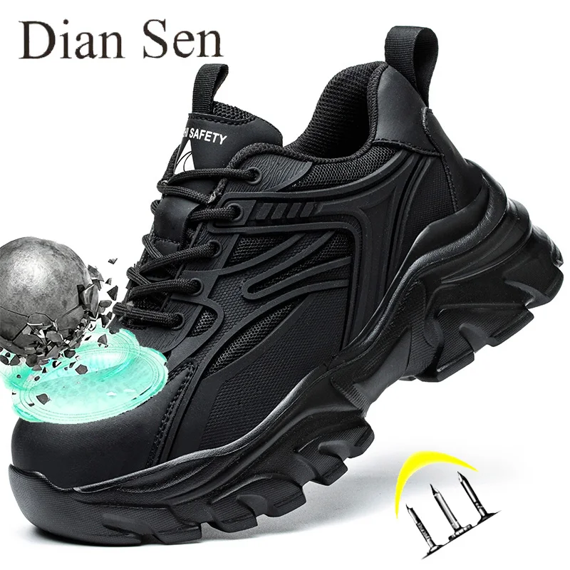 

Защитная обувь. Женские рабочие ботинки. Стальной носок. Неразрушимая защитная рабочая обувь с защитой от проколов. Легкая обувь для работы в походах.