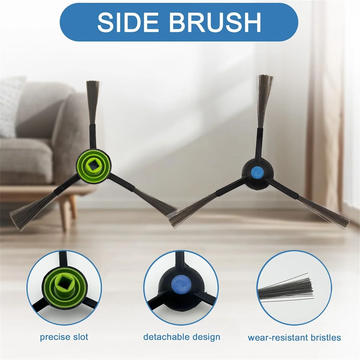 Для ECOVACS DEEBOT N20 Plus/PRO Plus комплект аксессуаров для робота-пылесоса, основная боковая щетка, фильтры Hepa, подушечки для швабры