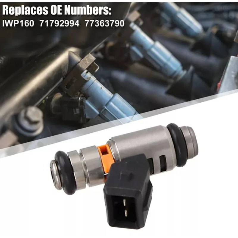 

Car IWP160 71792994 77363790 7172545 Fuel Injector For Fiat 500 595 Doblo Cargo Idea Punto Grande Punto Qubo Ford KA 1.4L