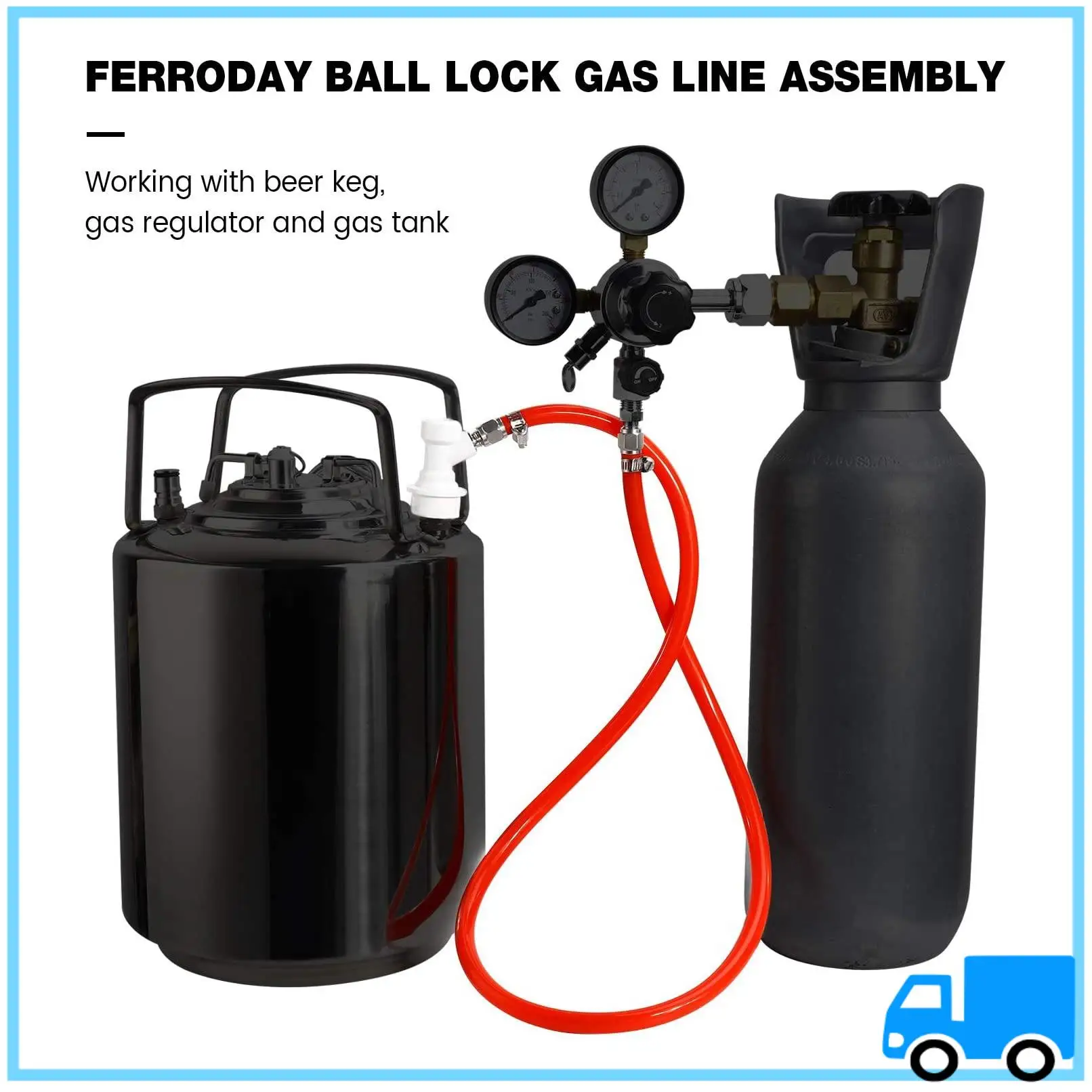 

Новейшая газовая линия с шаровым замком в сборе, 5 футов, красная длинная трубка, 5/16, набор для отсоединения газа с шаровым замком, набор для домашнего пивоварения для домашнего пивоварения