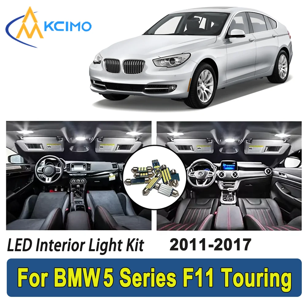 

New Light Bulb For BMW 5 Series F11 Touring (2011-2017) Premium Bright LED Interior Dome Map Trunk Light Kit Car Led Lamps Car