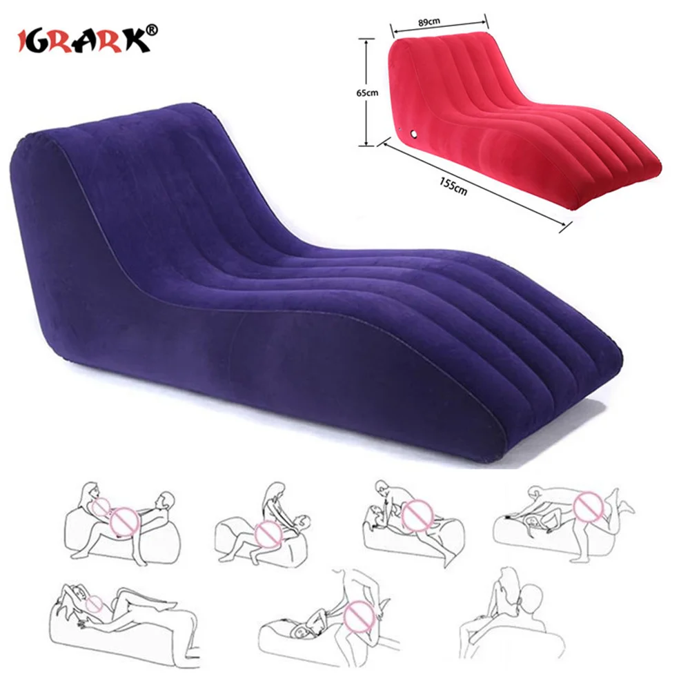 Couple Games Inflatable Sex Sofa Bed Chaise Living Room Furniture Tantra Sofa Electric Air Pump Rocking Seat Bdsm Toy Love Chair